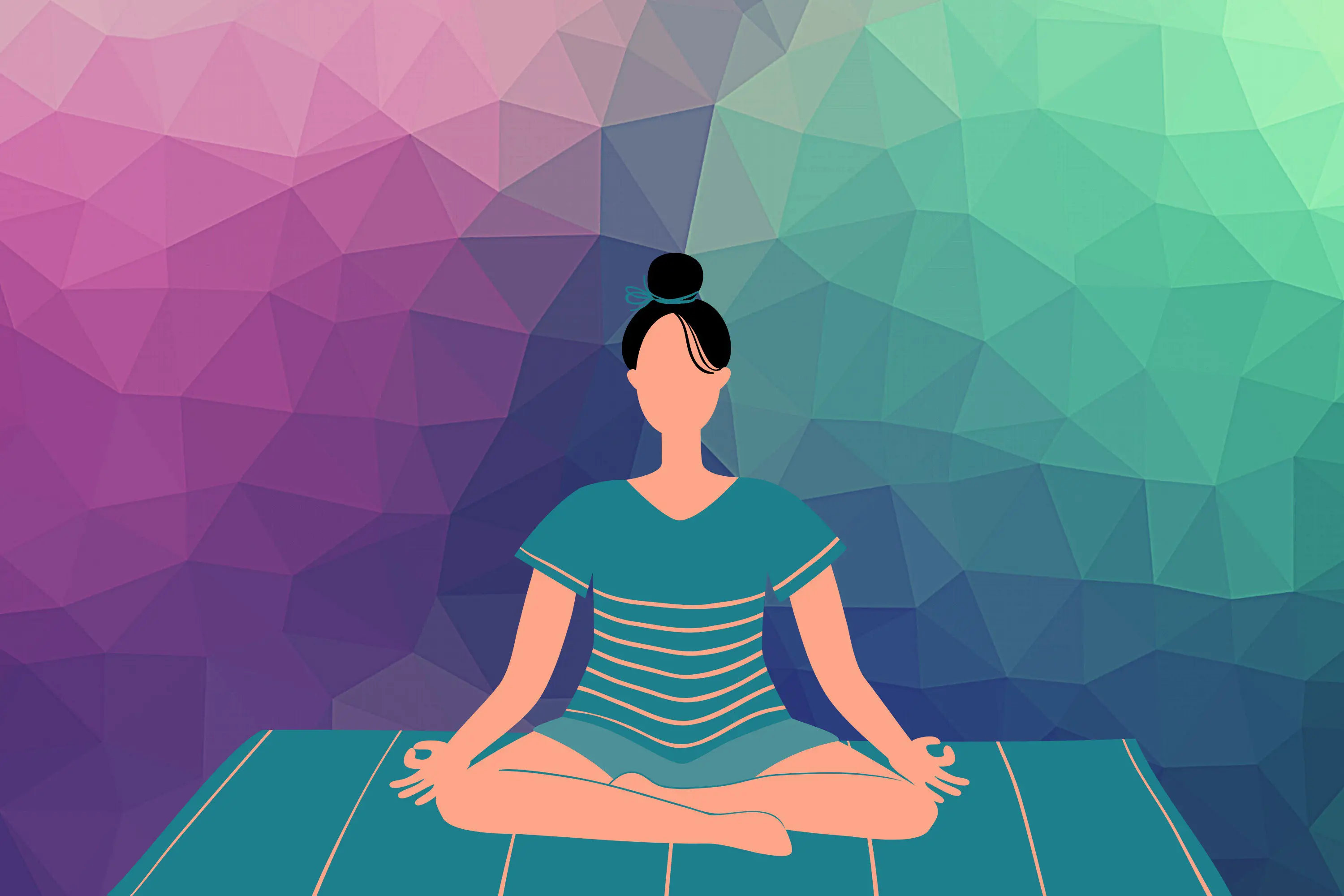 yoga, meditation, woman, how to see auras